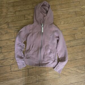 lululemon athletica Soft Pink Hooded Jacket